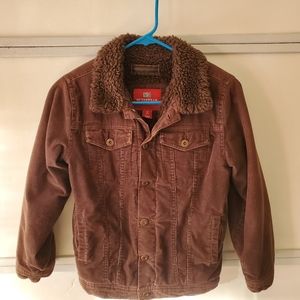 Brown Sherpa Lined Faded Glory Boys Coat